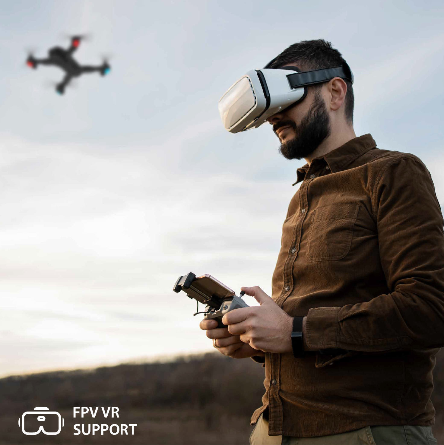 garuda drone fpv vr support drone connect with mobilie