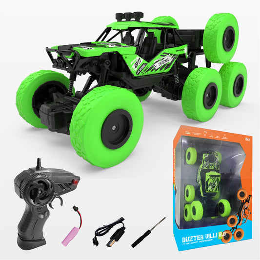 DUZTER - Villey 8.0 THE OFF ROADER - 4WD RC Car Cool Stunts Remote Control Car - Green