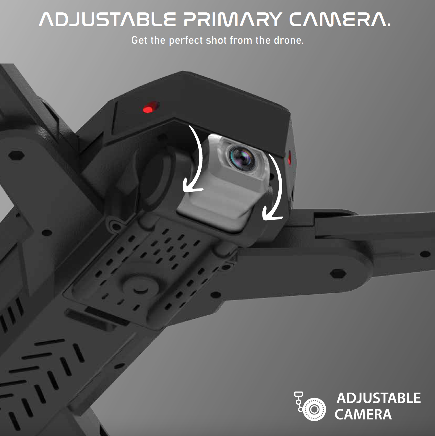 electrobotic garuda drone adjustable camera