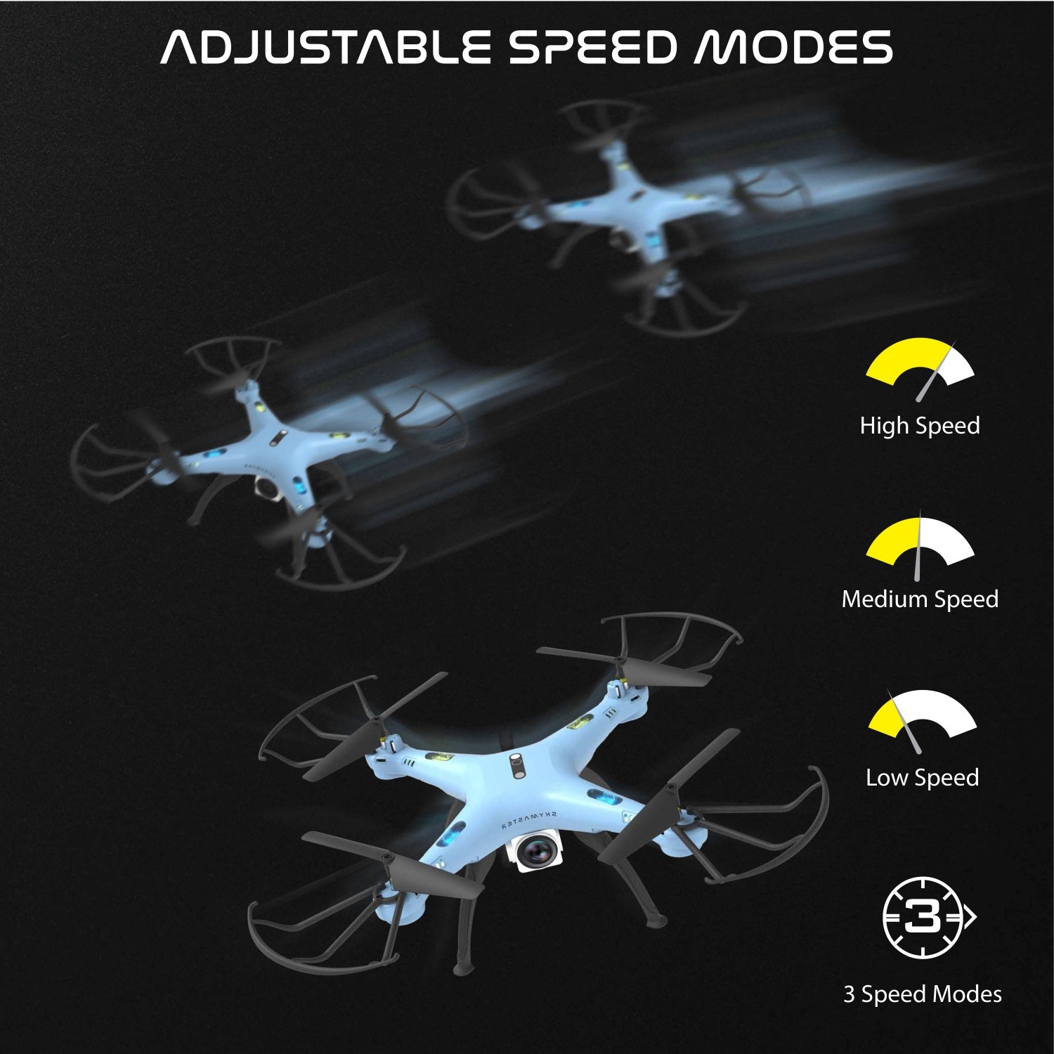 Skymaster drone by ELECTROBOTIC. 3 Speed Modes. Drones for beginners