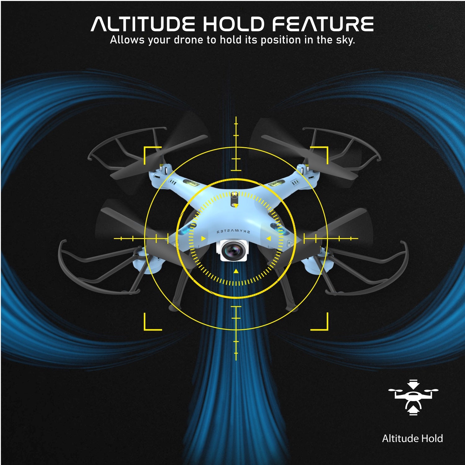 Best Stability Centric Drone. Altitude Hold Drone. Position Locking Drone.