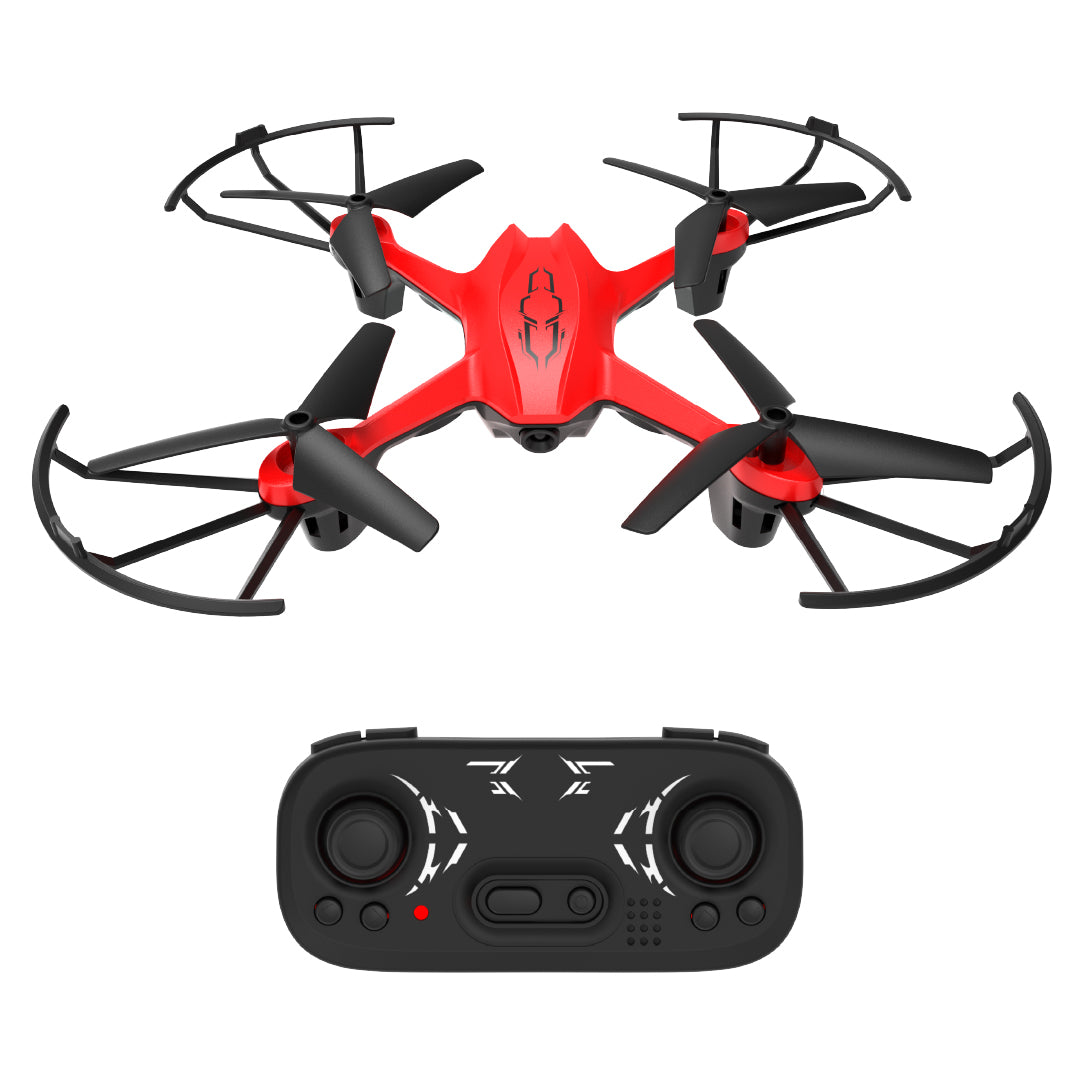 Airpro Altitude Hold Drone with Double Rechargeable Battery, 360° Flip, One-Key Return, Headless Mode, 2.4 GHz Remote Control – Toy Drone for Kids & Beginners - Red