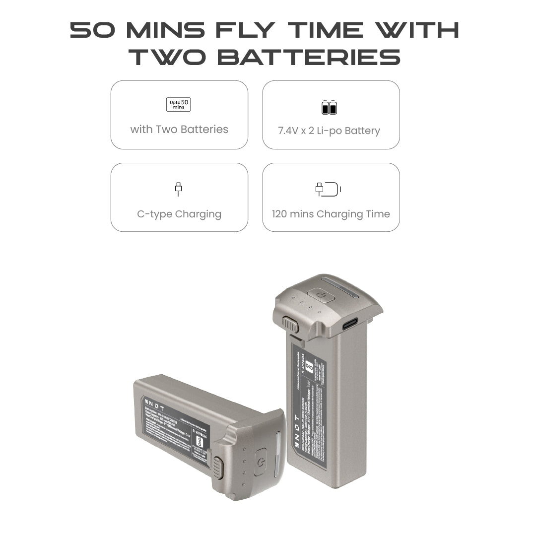 NOT drone battery with 50 min fly time 