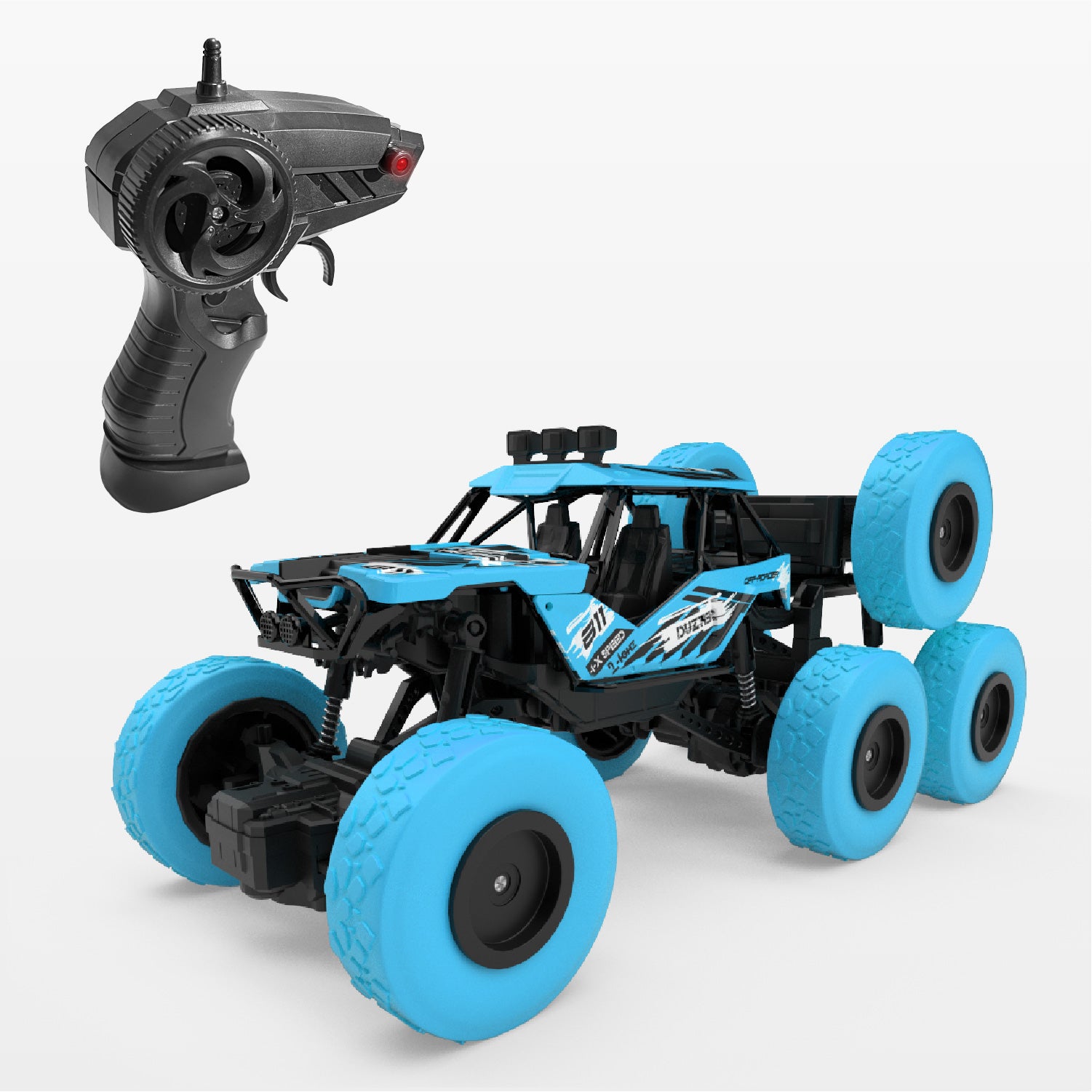 DUZTER - Villey 8.0 THE OFF ROADER - RC car with Rechargeable Battery -Blue