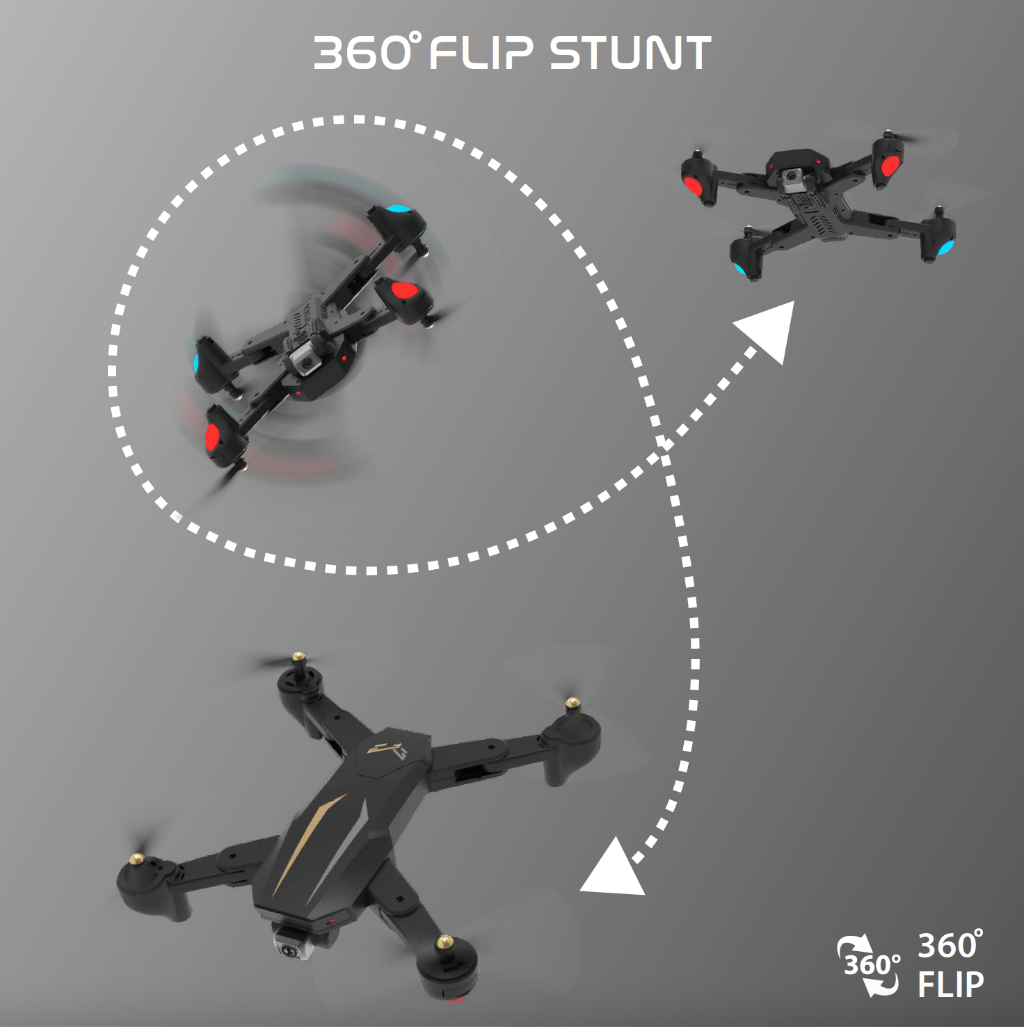 electrobotic garuda drone 360 degree flip and stunt new nabhyaan drone 2024