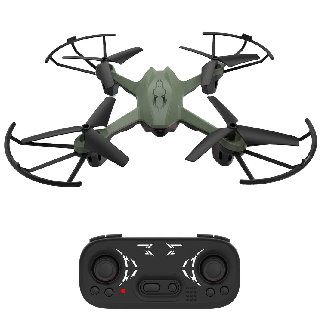 Airpro Altitude Hold Drone with Double Rechargeable Battery, 360° Flip, One-Key Return, Headless Mode, 2.4 GHz Remote Control – Toy Drone for Kids & Beginners - Green