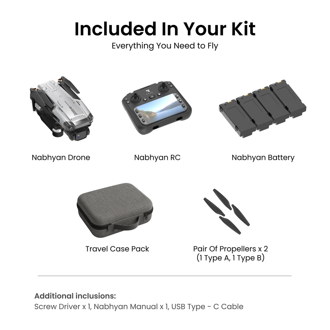 Nabhyan Pro Drone with GPS