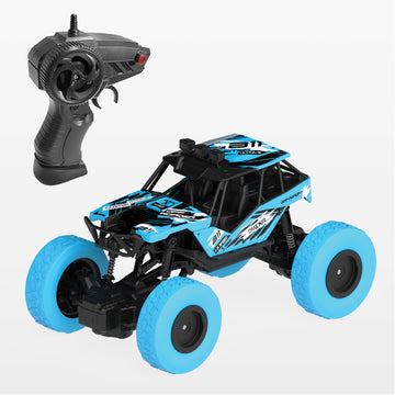 DUZTER- Remote Control Car Big Size Rock Crawler | High-Speed 2WD | Monster Truck Toy Car Gift for Kids-Blue