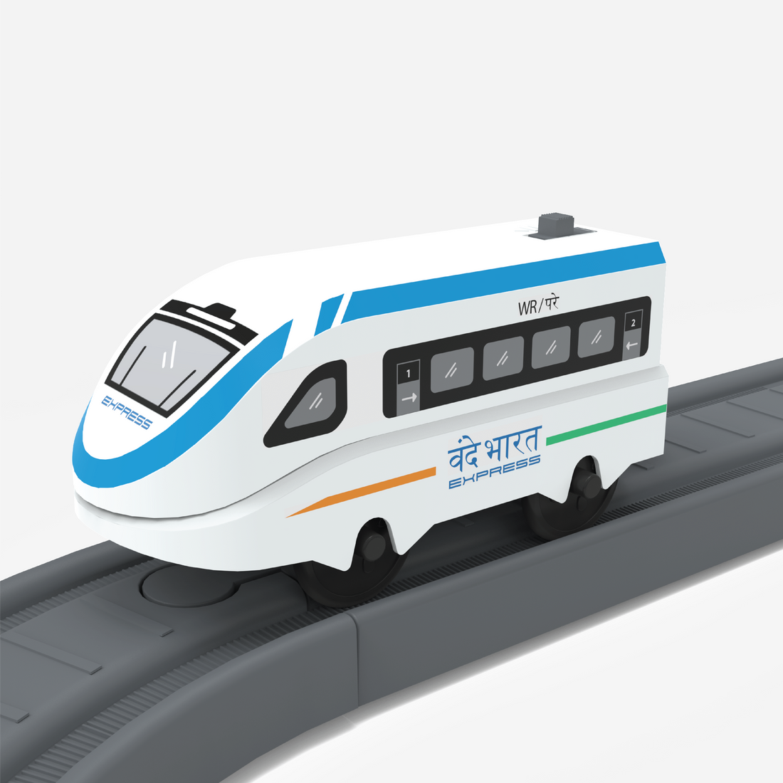 BOOGYWOOGY Vande Bharat Express Toy Train Set's TYPE-C Rechargeable Engine