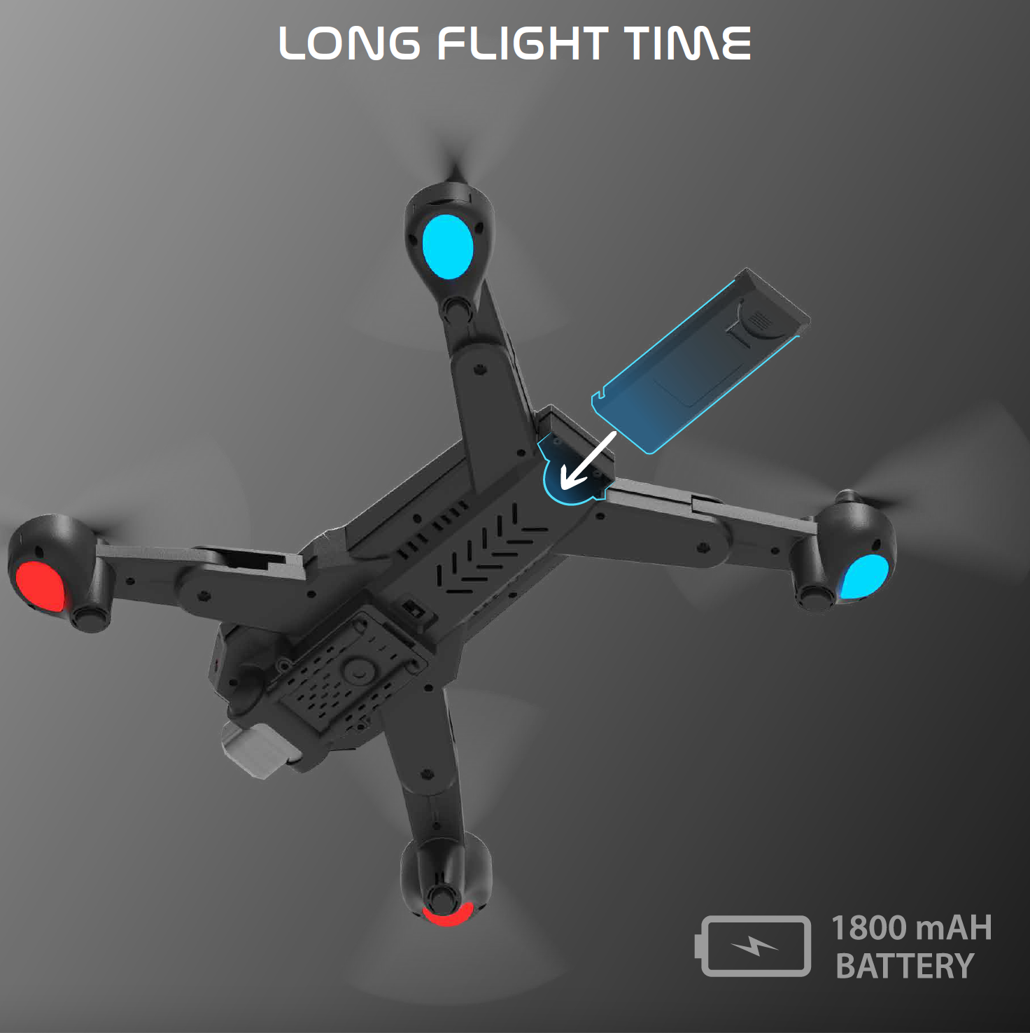 electrobotic garuda drone rechargeable battery 1800 mAh